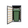 ZABUDOWA ŚMIETNIKOWA 3x120L kolor DREWNO